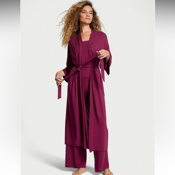 Victoria's Secret Other - NWT Victoria’s Secret Modal Soft 3-Piece Set in Plum Rouge